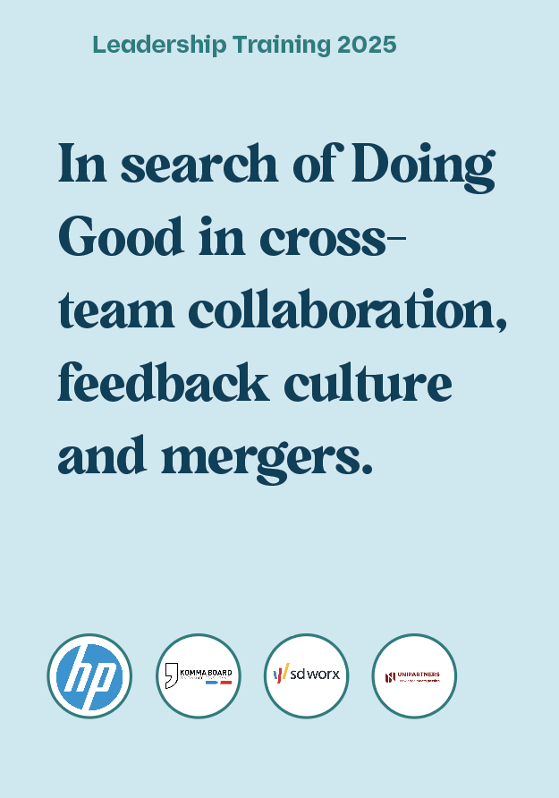 E-Book - HP, SD Worx and Kubik Consulting in search of Doing Good in cross-team collaboration, feedback culture and mergers